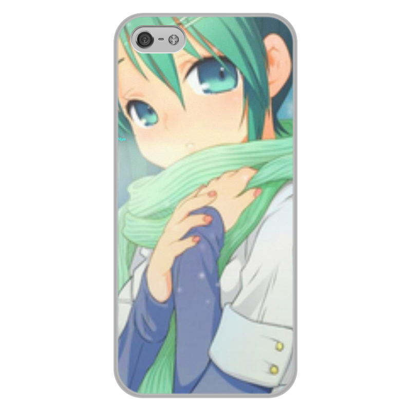 Printio Чехол для iPhone 5/5S, объёмная печать Miku hatsune sush