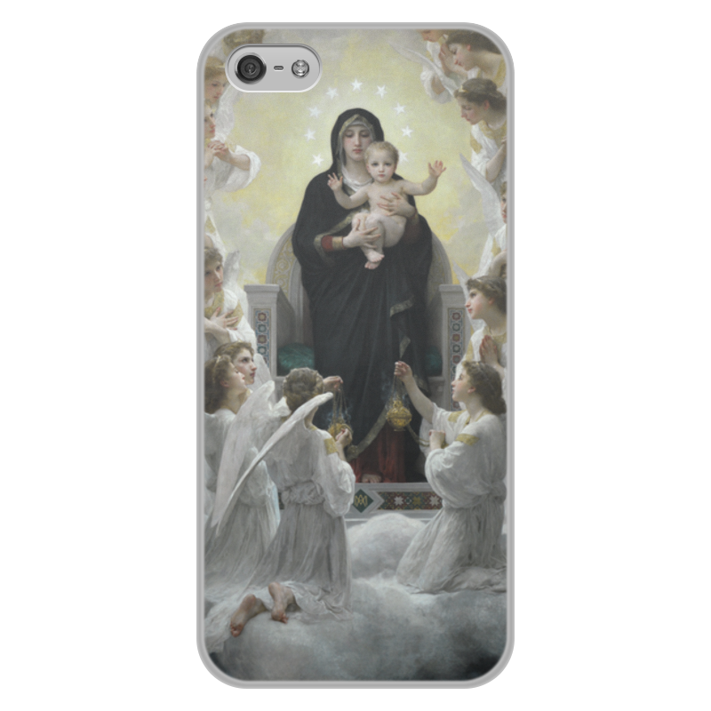 Printio Чехол для iPhone 5/5S, объёмная печать La vierge aux anges (картина вильяма бугро) printio футболка классическая la vierge aux anges картина вильяма бугро