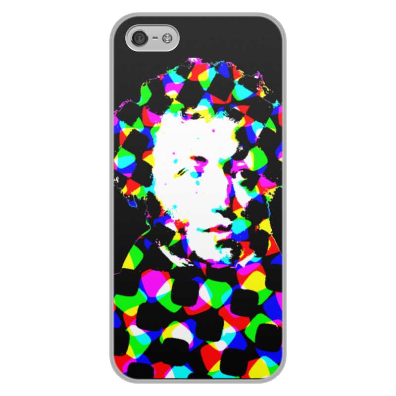 Printio Чехол для iPhone 5/5S, объёмная печать Пушкин printio чехол для iphone 8 plus объёмная печать пушкин