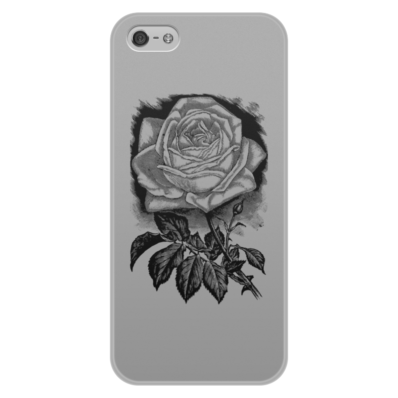 Printio Чехол для iPhone 5/5S, объёмная печать Цветок printio чехол для iphone 5 5s объёмная печать цветок лотоса