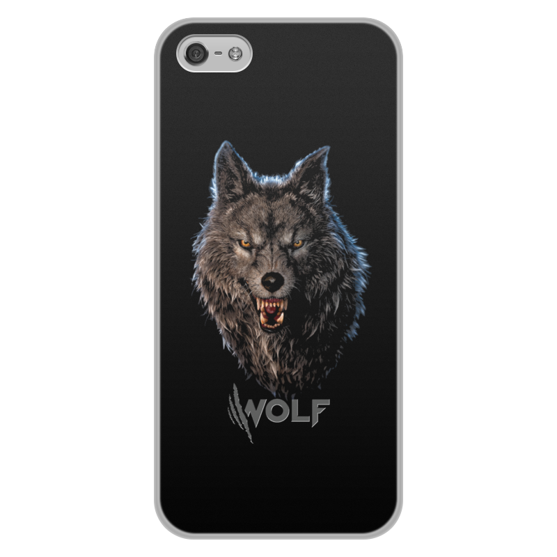 Printio Чехол для iPhone 5/5S, объёмная печать Волки printio чехол для iphone 12 объёмная печать волки