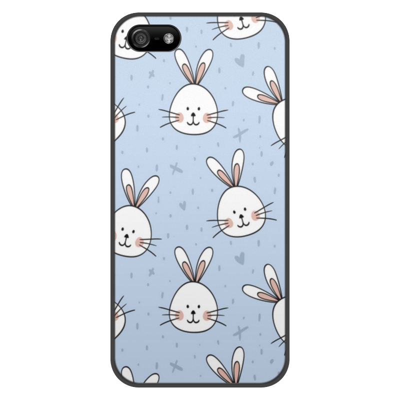 Printio Чехол для iPhone 5/5S, объёмная печать Милый кролик printio чехол для iphone 6 объёмная печать милый кролик