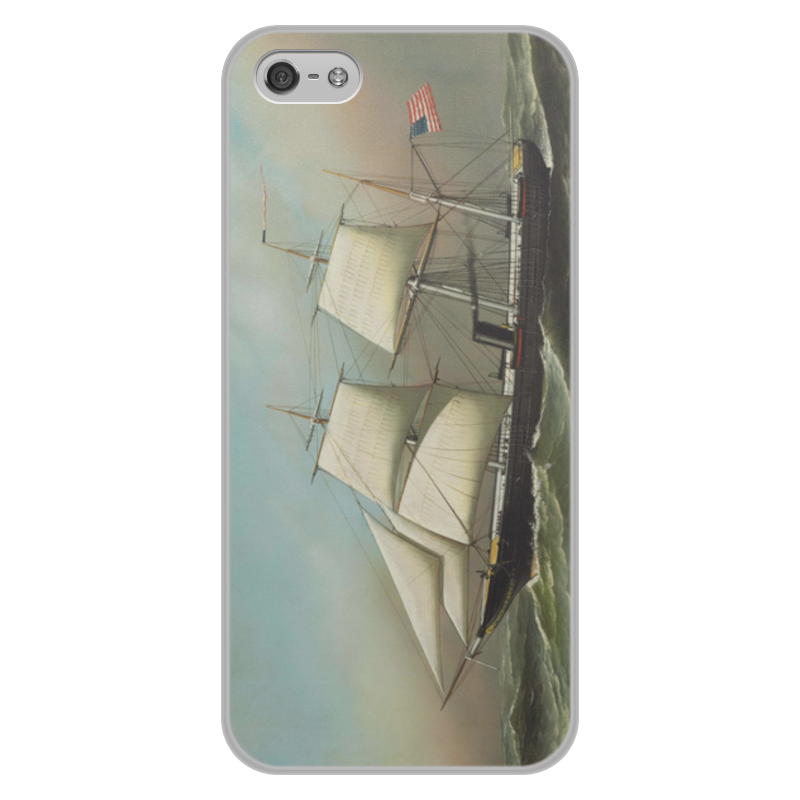 Printio Чехол для iPhone 5/5S, объёмная печать American naval frigate (антонио якобсен)