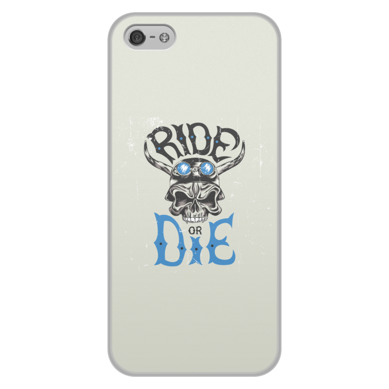 Printio Чехол для iPhone 5/5S, объёмная печать Ride die