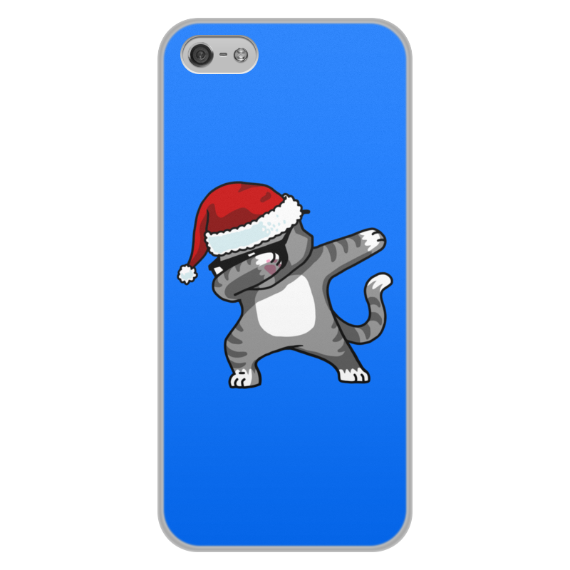 Printio Чехол для iPhone 5/5S, объёмная печать Dabbing cat printio чехол для iphone 5 5s объёмная печать dabbing dog
