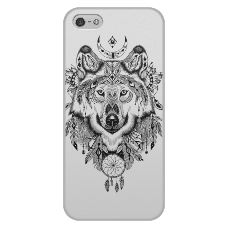 Printio Чехол для iPhone 5/5S, объёмная печать Тотем. волк printio чехол для iphone 8 объёмная печать тотем волк