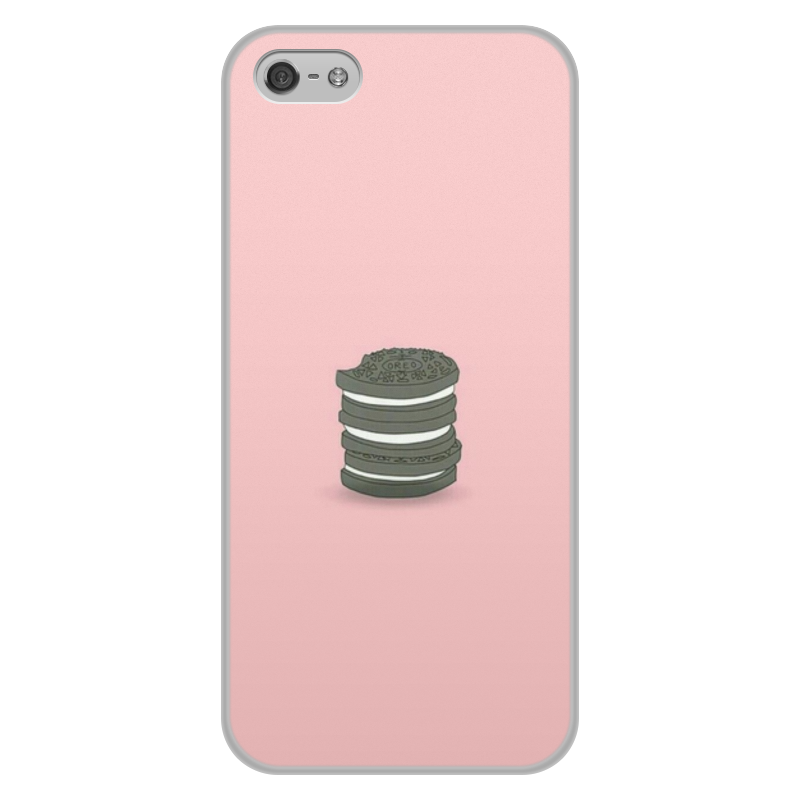 Printio Чехол для iPhone 5/5S, объёмная печать Милые печеньки