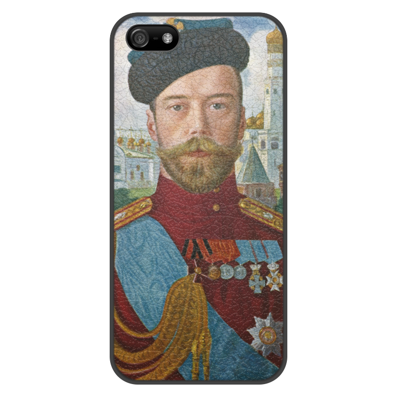 Printio Чехол для iPhone 5/5S, объёмная печать Царь николай ii (борис кустодиев) printio чехол для iphone 5 5s объёмная печать царь николай ii борис кустодиев
