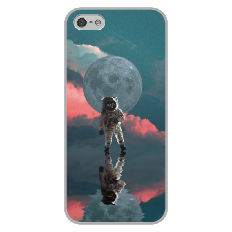 Printio Чехол для iPhone 5/5S, объёмная печать Космонавт астронавт printio чехол для iphone 8 объёмная печать космонавт астронавт