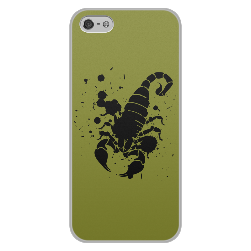 Printio Чехол для iPhone 5/5S, объёмная печать Скорпион (24.10-21.11) силиконовый чехол на realme 5 одежда для такс для реалми 5