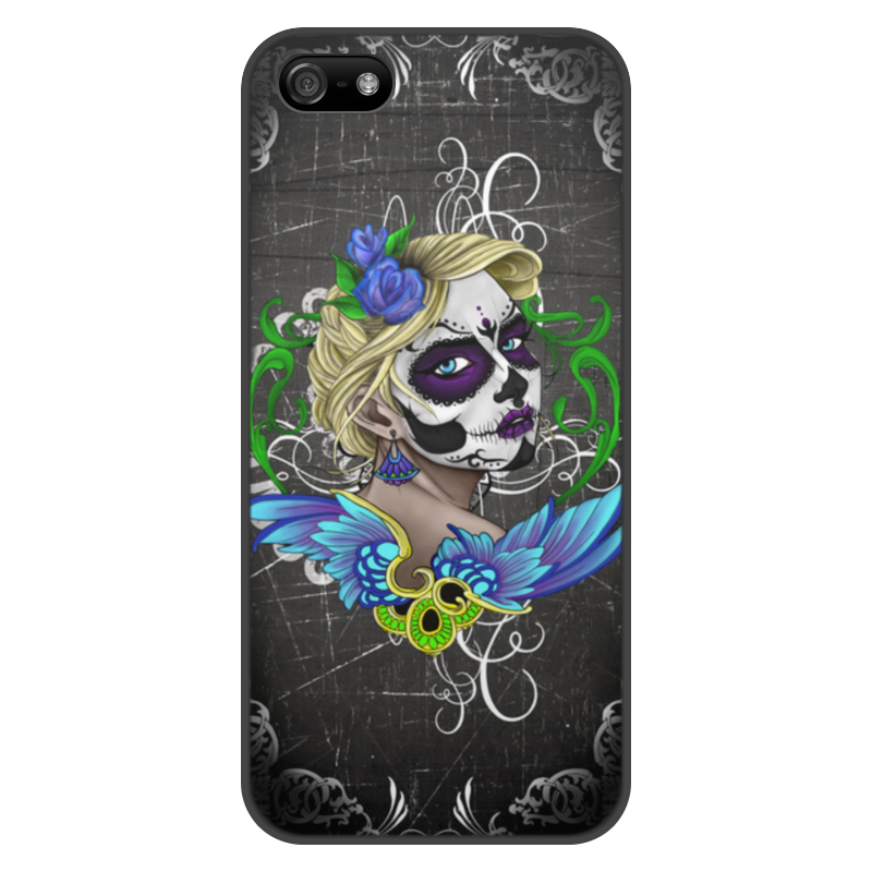 Printio Чехол для iPhone 5/5S, объёмная печать Los muertos