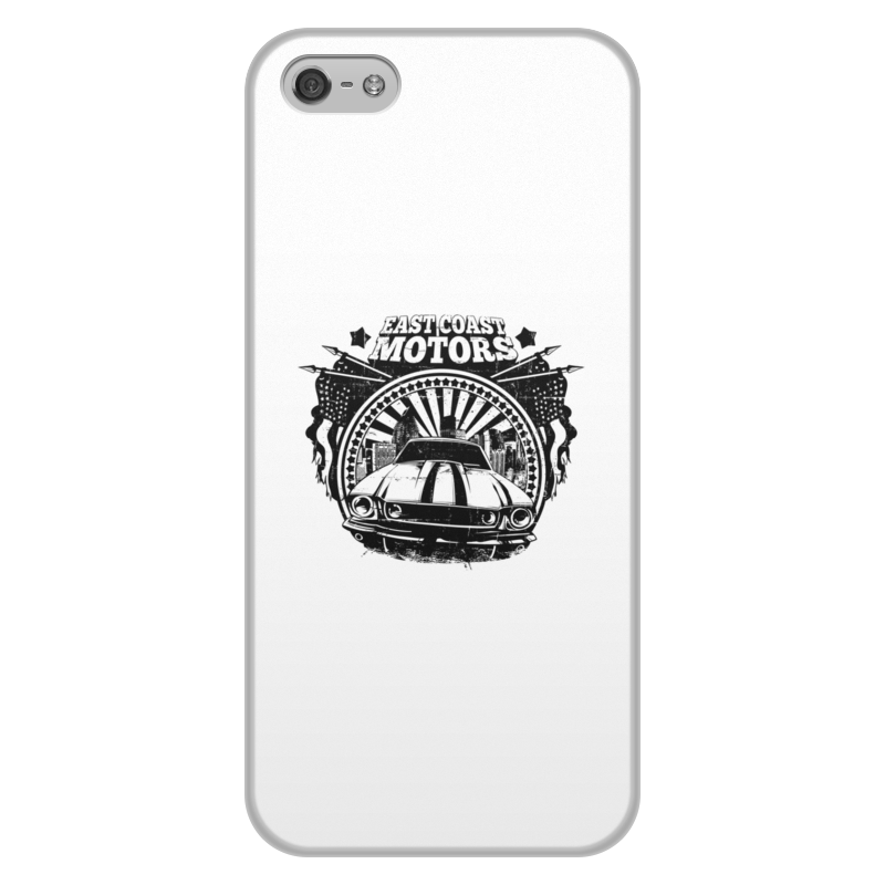 Printio Чехол для iPhone 5/5S, объёмная печать East coast motors