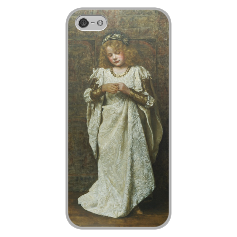 printio значок женский портрет джон кольер Printio Чехол для iPhone 5/5S, объёмная печать Ребенок невеста (джон кольер)