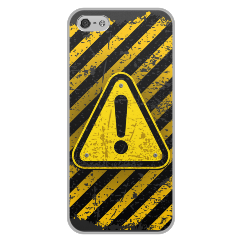 Printio Чехол для iPhone 5/5S, объёмная печать Опасность printio чехол для iphone 7 объёмная печать опасность