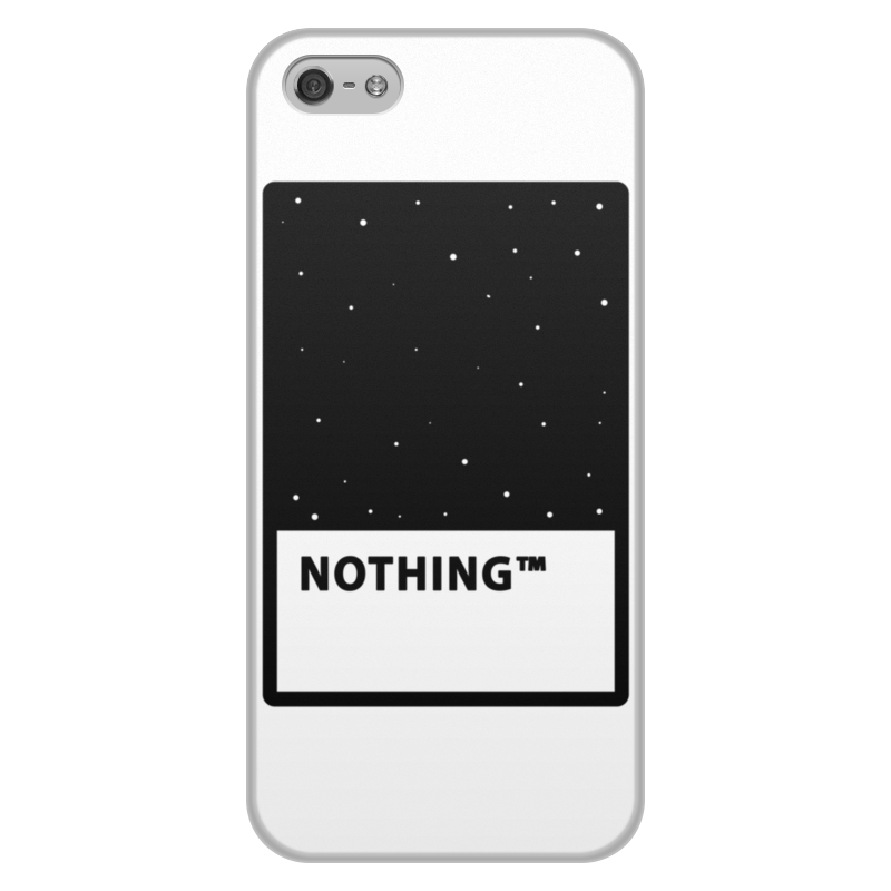 Printio Чехол для iPhone 5/5S, объёмная печать Nothing printio чехол для iphone 8 объёмная печать nothing