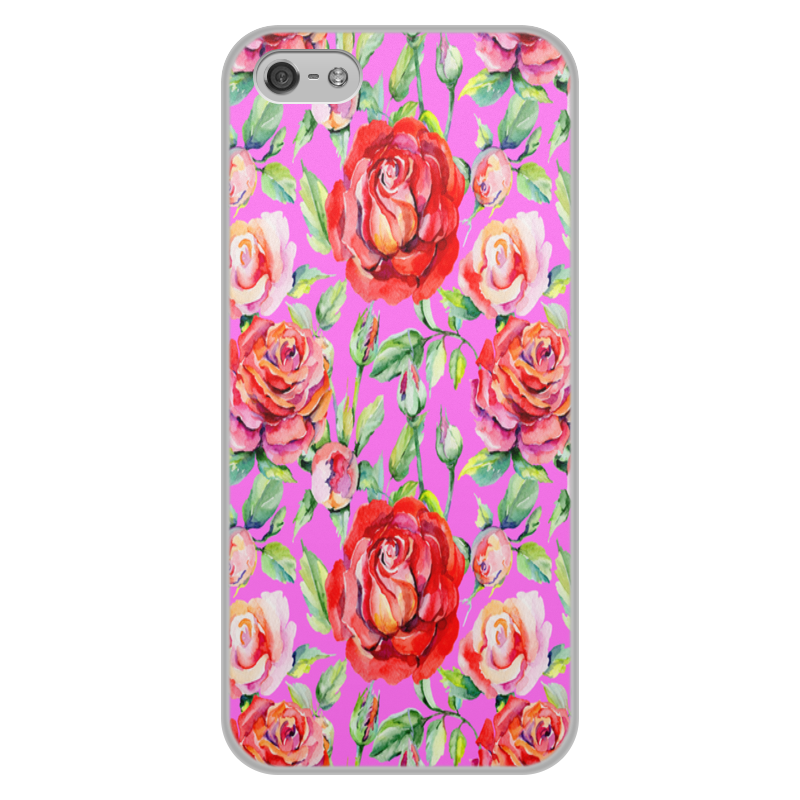 Printio Чехол для iPhone 5/5S, объёмная печать Сад цветов