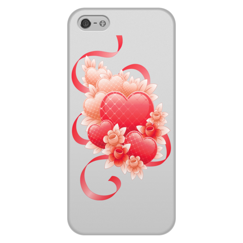 Printio Чехол для iPhone 5/5S, объёмная печать Любимой на 14 февраля