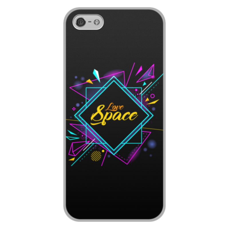 Printio Чехол для iPhone 5/5S, объёмная печать Love space