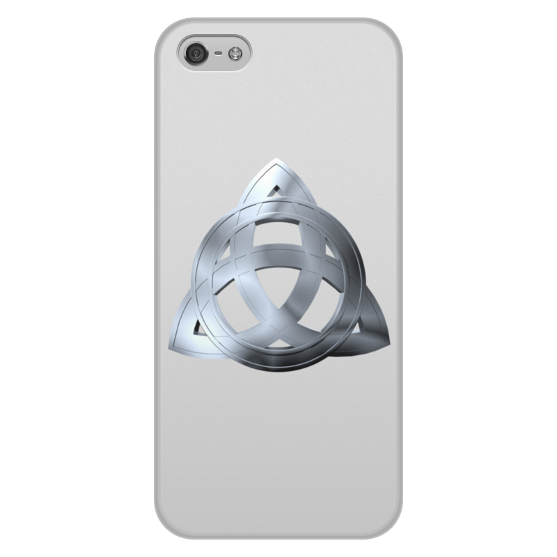 Printio Чехол для iPhone 5/5S, объёмная печать Трилистник printio чехол для iphone 8 объёмная печать трилистник
