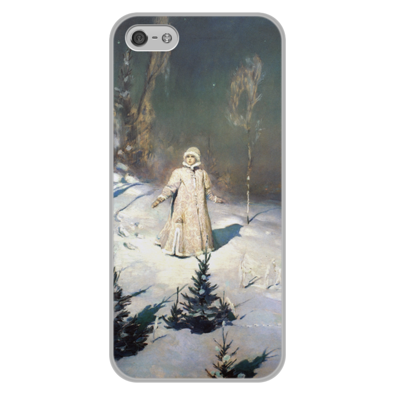 Printio Чехол для iPhone 5/5S, объёмная печать Снегурочка (картина васнецова)