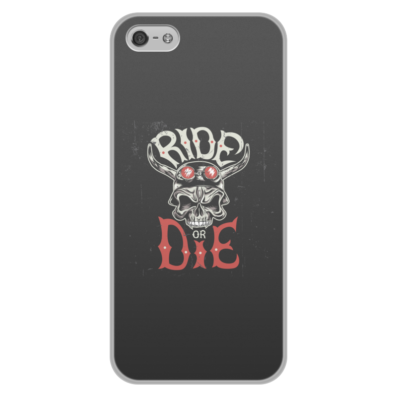 Printio Чехол для iPhone 5/5S, объёмная печать Ride die