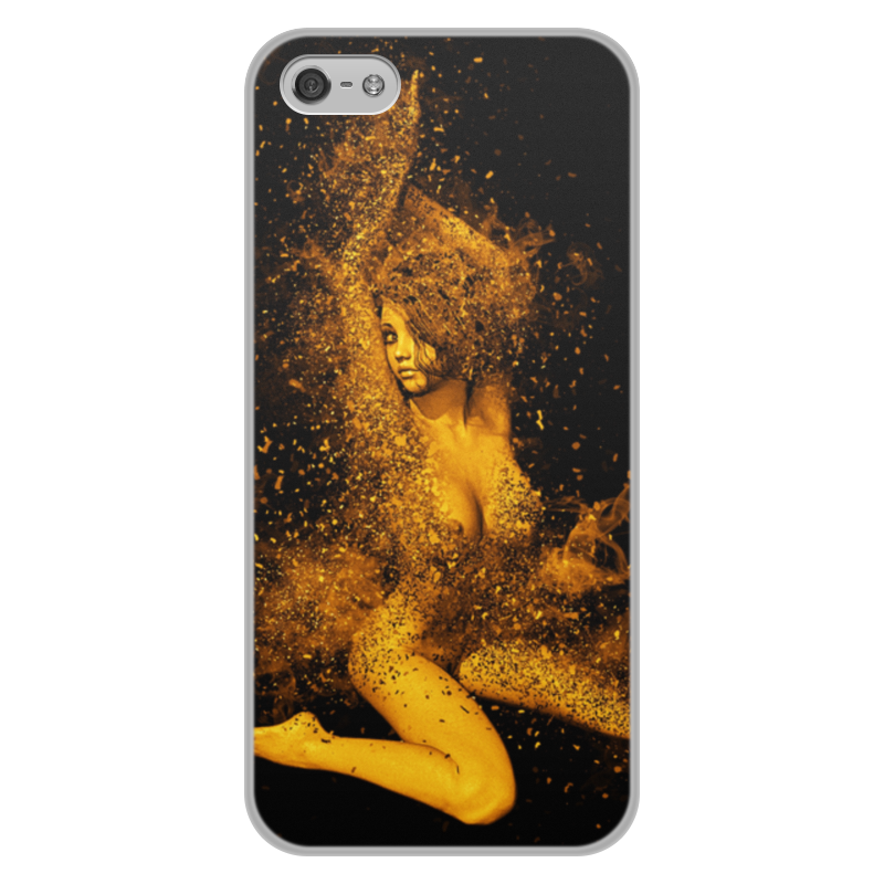 Printio Чехол для iPhone 5/5S, объёмная печать Девушка силиконовый чехол на realme 5 девушка для реалми 5