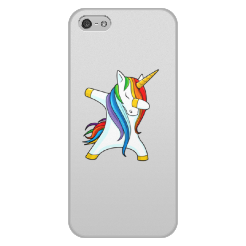 Printio Чехол для iPhone 5/5S, объёмная печать Dab unicorn printio чехол для iphone 7 объёмная печать dab unicorn