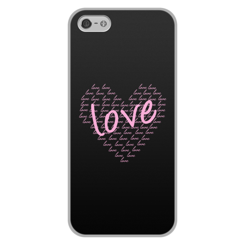 Printio Чехол для iPhone 5/5S, объёмная печать Сердце printio чехол для iphone 5 5s объёмная печать сердце