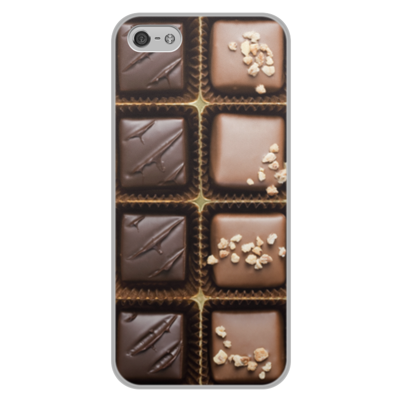 Printio Чехол для iPhone 5/5S, объёмная печать Шоколад printio чехол для iphone 6 объёмная печать шоколад