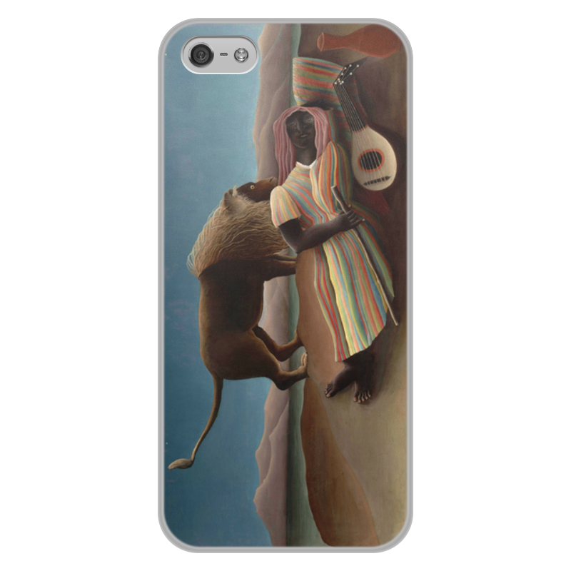 Printio Чехол для iPhone 5/5S, объёмная печать Спящая цыганка (анри руссо) printio коврик для мышки спящая цыганка анри руссо