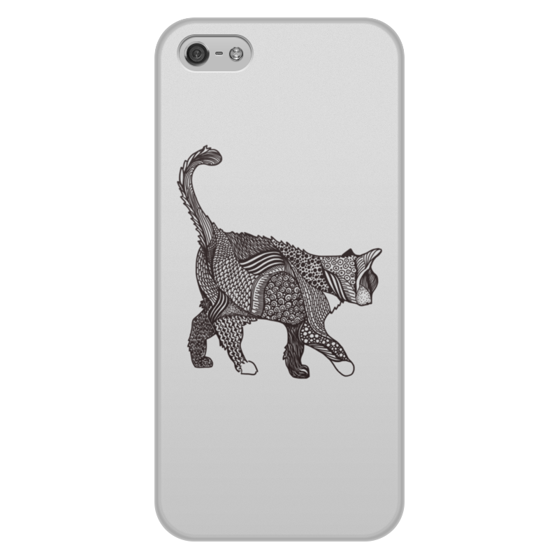 Printio Чехол для iPhone 5/5S, объёмная печать Кошак