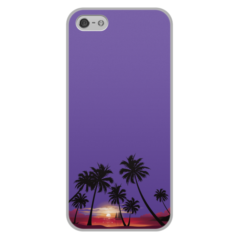 Printio Чехол для iPhone 5/5S, объёмная печать Острова в океане printio чехол для iphone 5 5s объёмная печать восход солнца над планетой