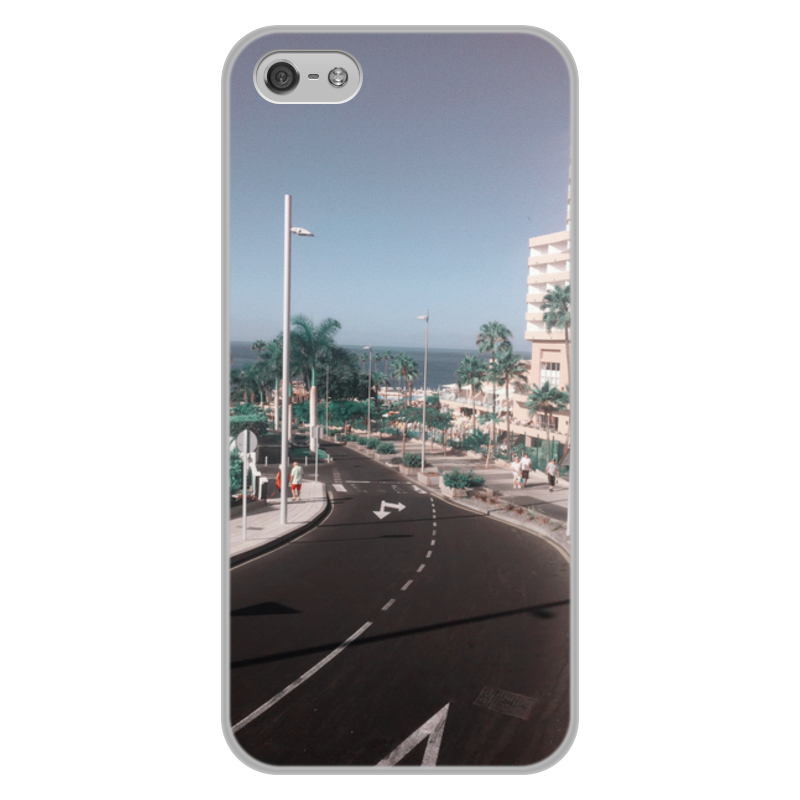 Printio Чехол для iPhone 5/5S, объёмная печать Тенерифе printio чехол для iphone 5 5s объёмная печать острова в океане