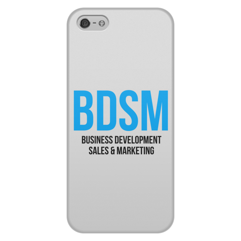 Printio Чехол для iPhone 5/5S, объёмная печать Bdsm - business development, sales & marketing