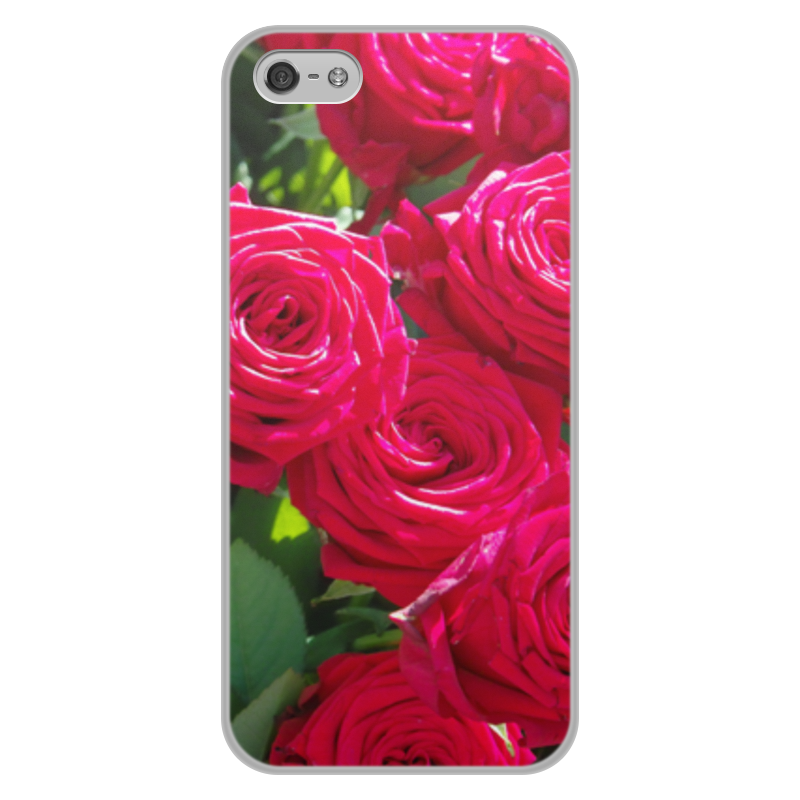 Printio Чехол для iPhone 5/5S, объёмная печать Сад роз printio чехол для iphone 5 5s объёмная печать сад роз