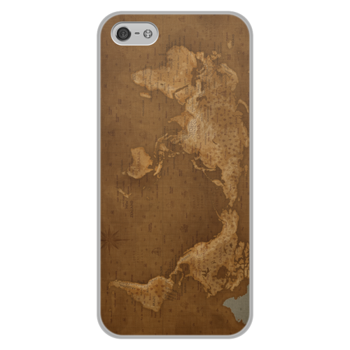Заказать чехол для iPhone 5/5S в Москве. Чехол для iPhone 5/5S, объёмная печать Карта мира от Александр Гришин - готовые дизайны и нанесение принтов.