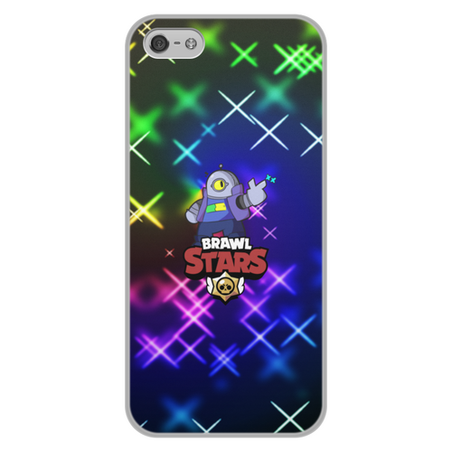 Заказать чехол для iPhone 5/5S в Москве. Чехол для iPhone 5/5S, объёмная печать Brawl Stars от THE_NISE  - готовые дизайны и нанесение принтов.