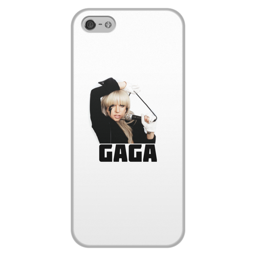 Заказать чехол для iPhone 5/5S в Москве. Чехол для iPhone 5/5S, объёмная печать  Lady Gaga от THE_NISE  - готовые дизайны и нанесение принтов.