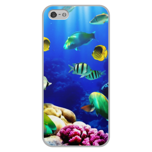 Заказать чехол для iPhone 5/5S в Москве. Чехол для iPhone 5/5S, объёмная печать Морской риф от THE_NISE  - готовые дизайны и нанесение принтов.