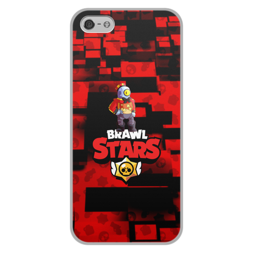 Заказать чехол для iPhone 5/5S в Москве. Чехол для iPhone 5/5S, объёмная печать Brawl Stars от THE_NISE  - готовые дизайны и нанесение принтов.