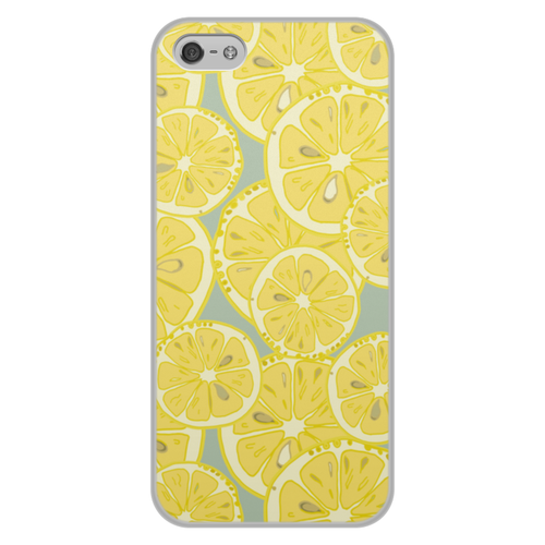 Заказать чехол для iPhone 5/5S в Москве. Чехол для iPhone 5/5S, объёмная печать лимоны от THE_NISE  - готовые дизайны и нанесение принтов.