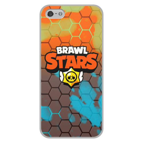 Заказать чехол для iPhone 5/5S в Москве. Чехол для iPhone 5/5S, объёмная печать Brawl Stars от THE_NISE  - готовые дизайны и нанесение принтов.