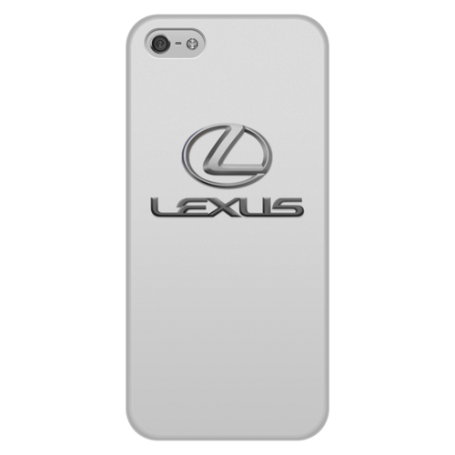 Заказать чехол для iPhone 5/5S в Москве. Чехол для iPhone 5/5S, объёмная печать LEXUS  от DESIGNER   - готовые дизайны и нанесение принтов.