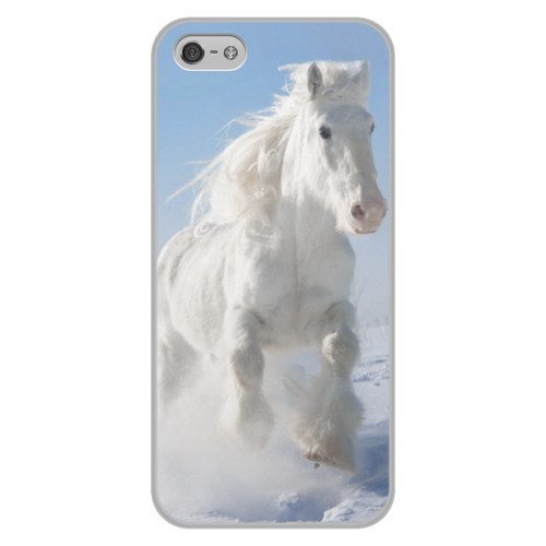 Заказать чехол для iPhone 5/5S в Москве. Чехол для iPhone 5/5S, объёмная печать Лошадь от THE_NISE  - готовые дизайны и нанесение принтов.