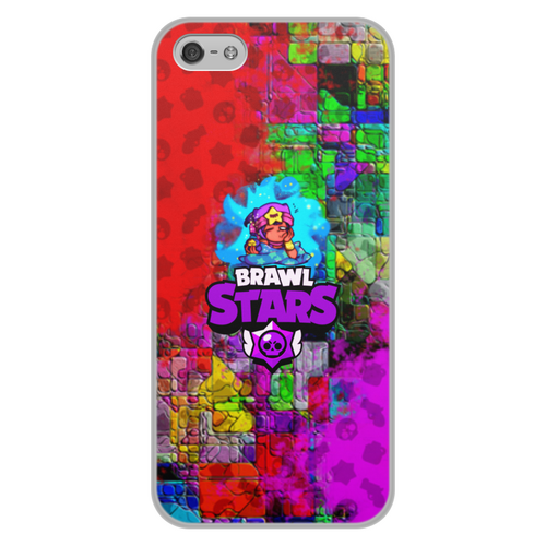 Заказать чехол для iPhone 5/5S в Москве. Чехол для iPhone 5/5S, объёмная печать Brawl Stars от THE_NISE  - готовые дизайны и нанесение принтов.