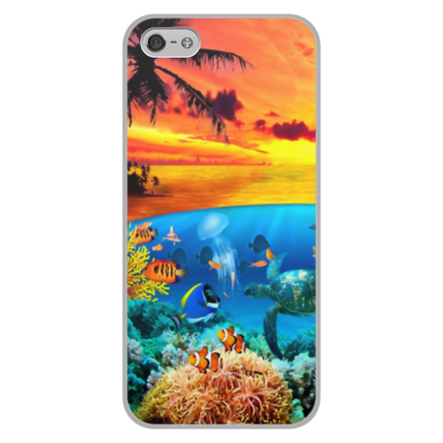 Заказать чехол для iPhone 5/5S в Москве. Чехол для iPhone 5/5S, объёмная печать  Морской риф от THE_NISE  - готовые дизайны и нанесение принтов.