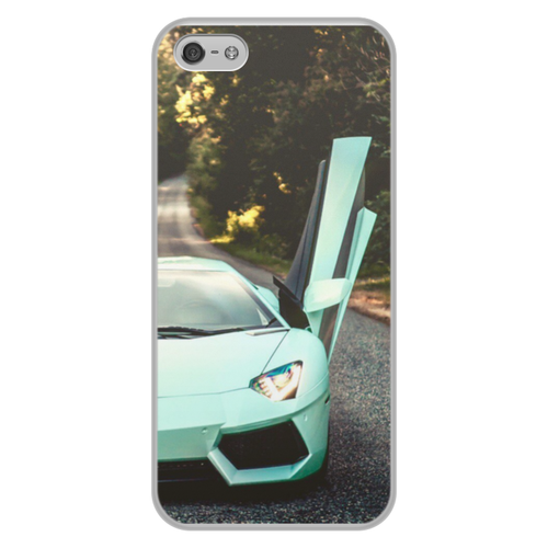 Заказать чехол для iPhone 5/5S в Москве. Чехол для iPhone 5/5S, объёмная печать Lamborghini от Татьяна - готовые дизайны и нанесение принтов.