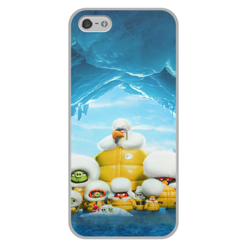 Заказать чехол для iPhone 5/5S в Москве. Чехол для iPhone 5/5S, объёмная печать Angry Birds от skynatural - готовые дизайны и нанесение принтов.