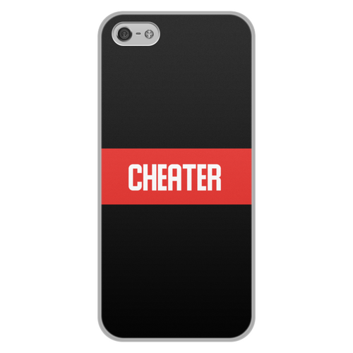 Заказать чехол для iPhone 5/5S в Москве. Чехол для iPhone 5/5S, объёмная печать Cheater от THE_NISE  - готовые дизайны и нанесение принтов.