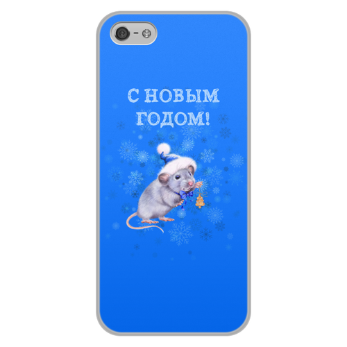 Заказать чехол для iPhone 5/5S в Москве. Чехол для iPhone 5/5S, объёмная печать Новый год от THE_NISE  - готовые дизайны и нанесение принтов.